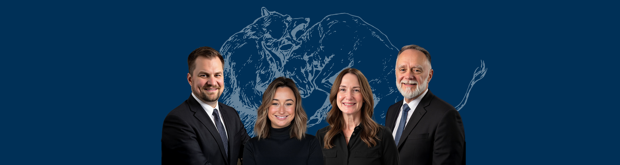 The Ries Financial Group at Stifel Comprehensive  Investment Planning; Image of The Ries Financial Group: from left to right; Joseph E. Ries, Heather Joynes, Jennifer Smith, Ryan Green